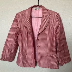 Kay Unger New York Plaid Blazer